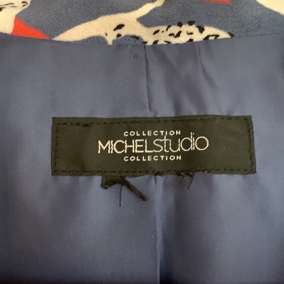 Blue floral blazer - Picture 4 of 5